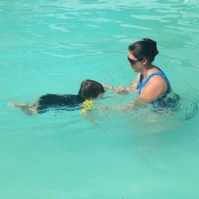 Sarahs Swim Academy Teaching Outdoors 2015 02